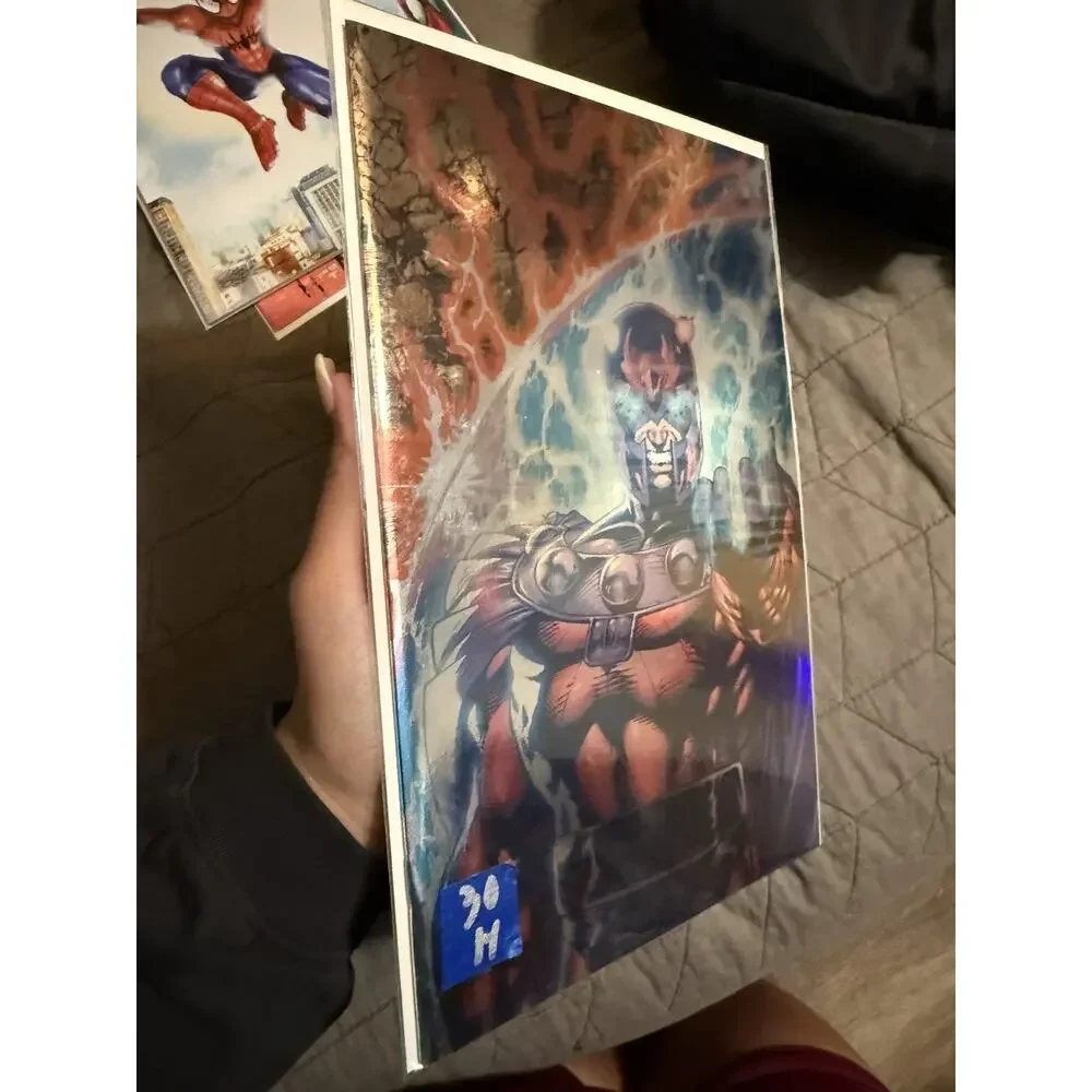 Magneto Foil Comic Book - Magneto Cover Art, Bagged Protective Comic Sleeve